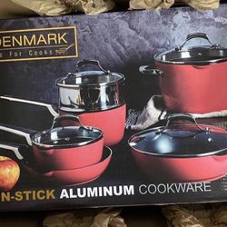 10pc Denmark Aluminum Non-Stick Cookware Set