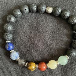 Chakra Gemstone Beaded Bracelet 