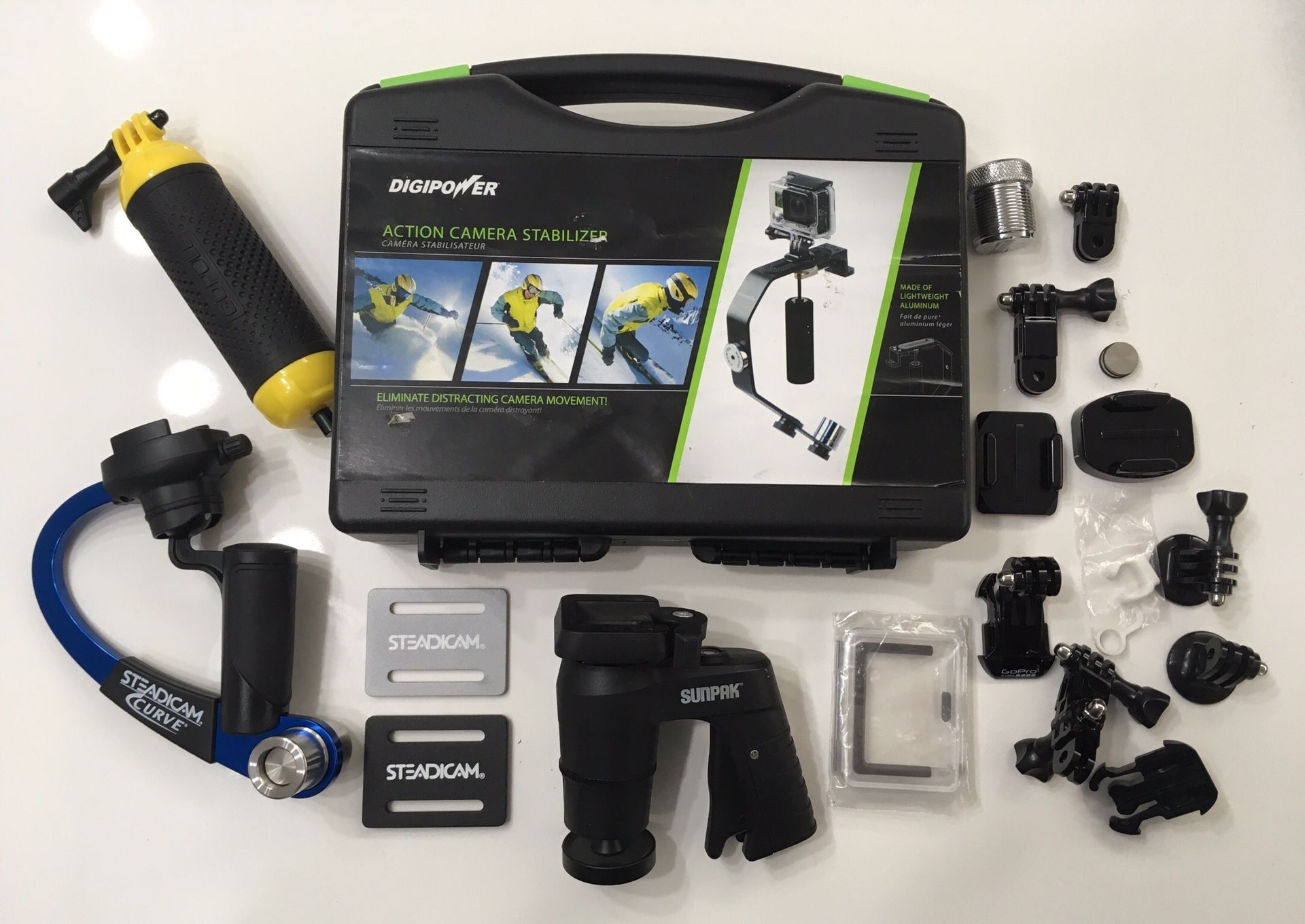 Go Pro/Action Camera Mounts + Accessories Bundle