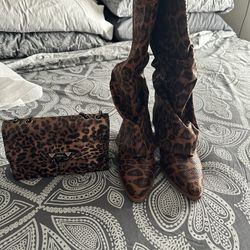 Boots And  Purse