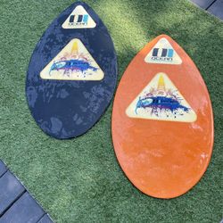 Set Of  2 Vintage Lifestyles Skimboards Gently Used $100