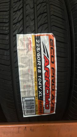 225/60 R18 Aroyo all season $150 each (cash price)