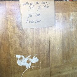 Large, heavy Table