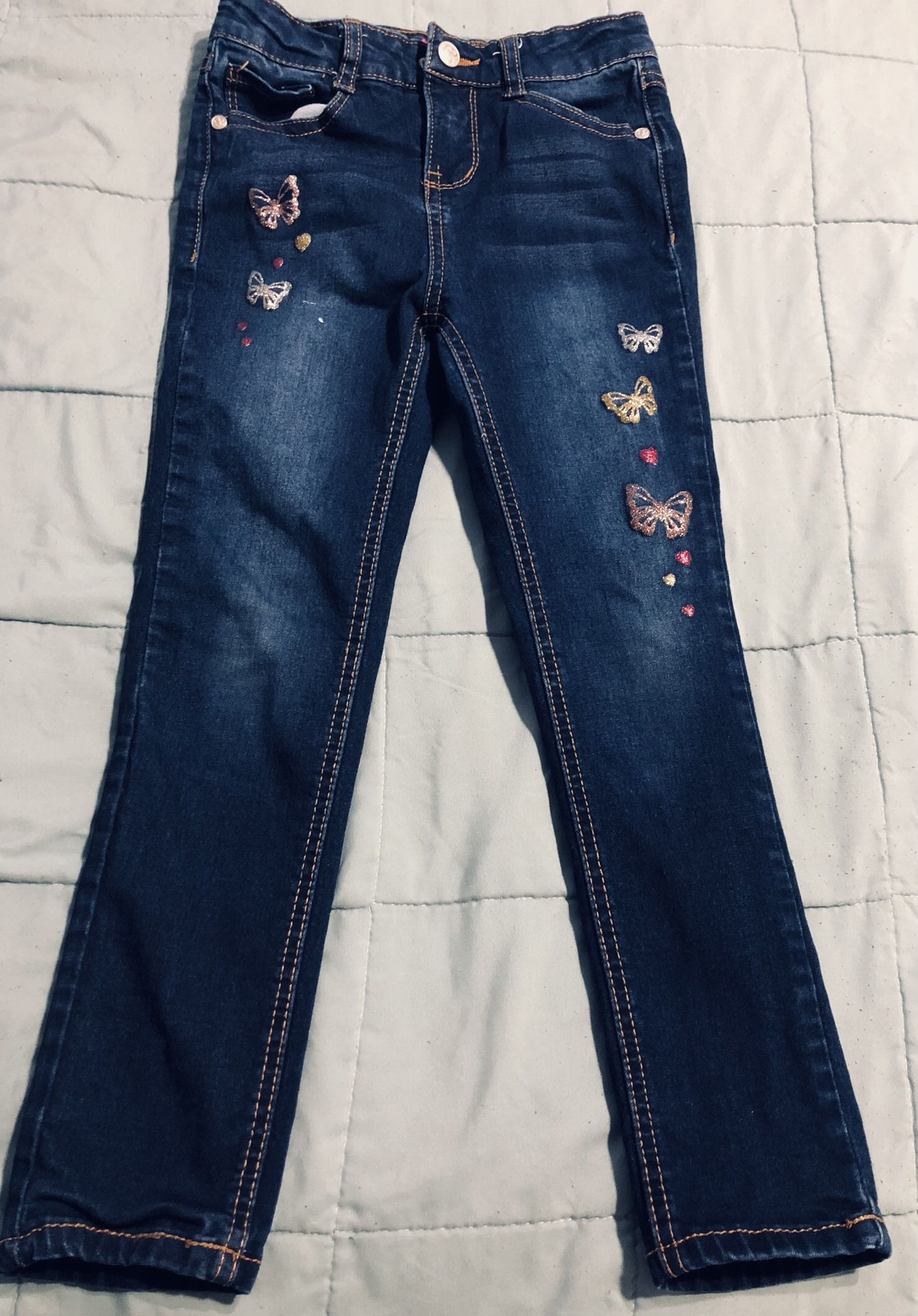 3 jeans para niñas talla 6 usados como nuevo