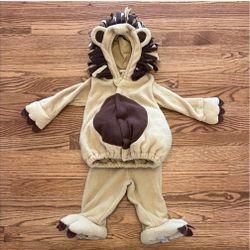 Costume Bundle--Lion Costume 6-12 Mo.& Safari Adult Shirts