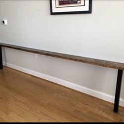 Handmade Walnut Console Table - 300 OBO