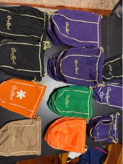 Crown Royal bags lot of 43 or will sell individually
