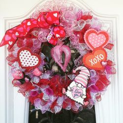 Large Handmade Valentine's Day Wreatg