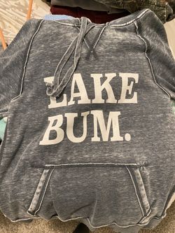 Lake Bum grey sweatshirt