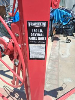 Drywall panel hoist