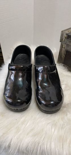 SANITA Multi Color PATENT LEATHER SHOES/CLOGS SZ 39 US 8-8.5