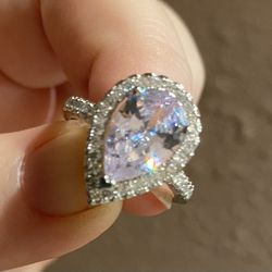 4ct Diamond Ring S925 Sz 6,7,8,9