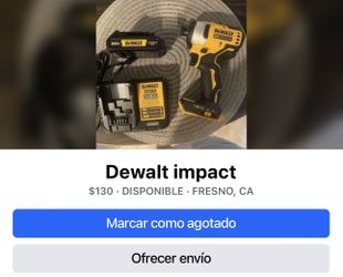  Impacto Dewalt Set 