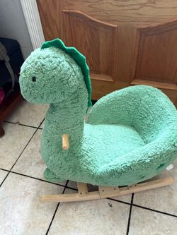 Green rocking dinosaur