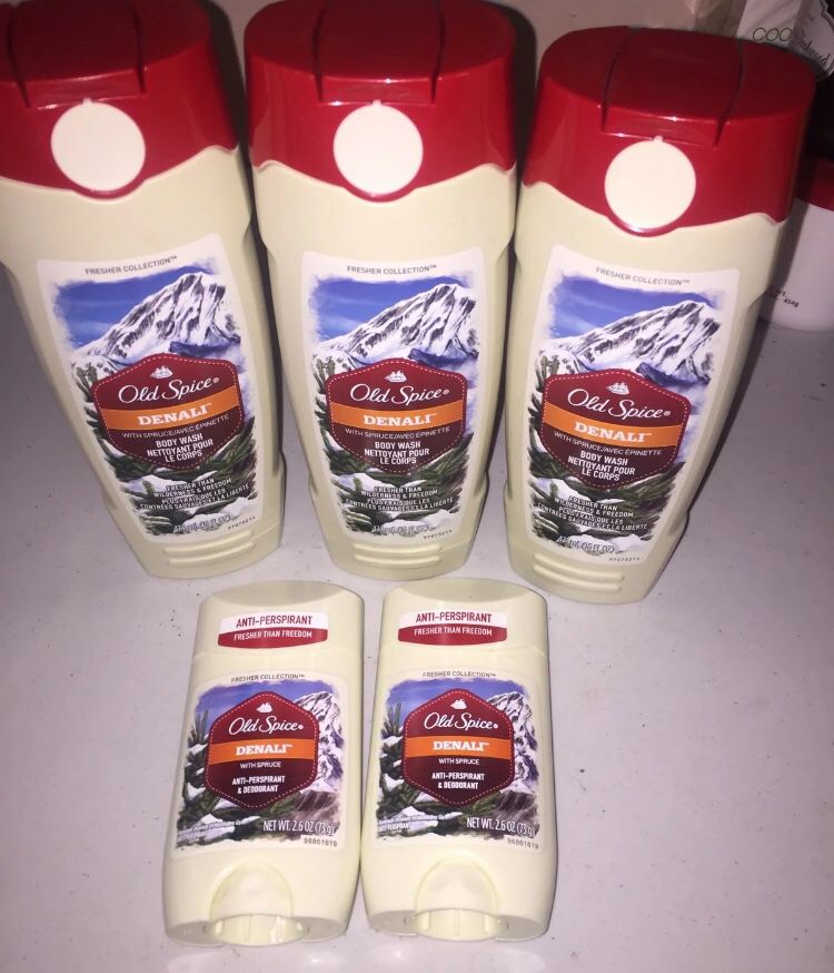 Old spice body wash and deodorant