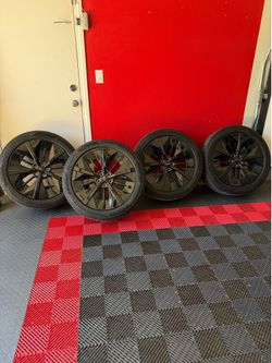 2021-2026 Ford Mustang Mach E Wheels  and Tires 1100 Miles on them