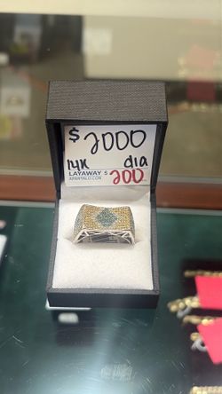 14k diamond ring