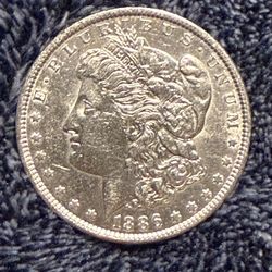1886 Morgan Silver Dollar 