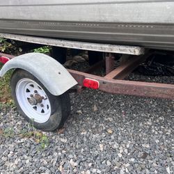 aluminum boat with trailer