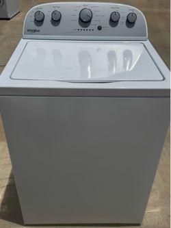 Whirlpool washer top loader extra large load capacity works perfectly extra for delivery same day delivery and installation available