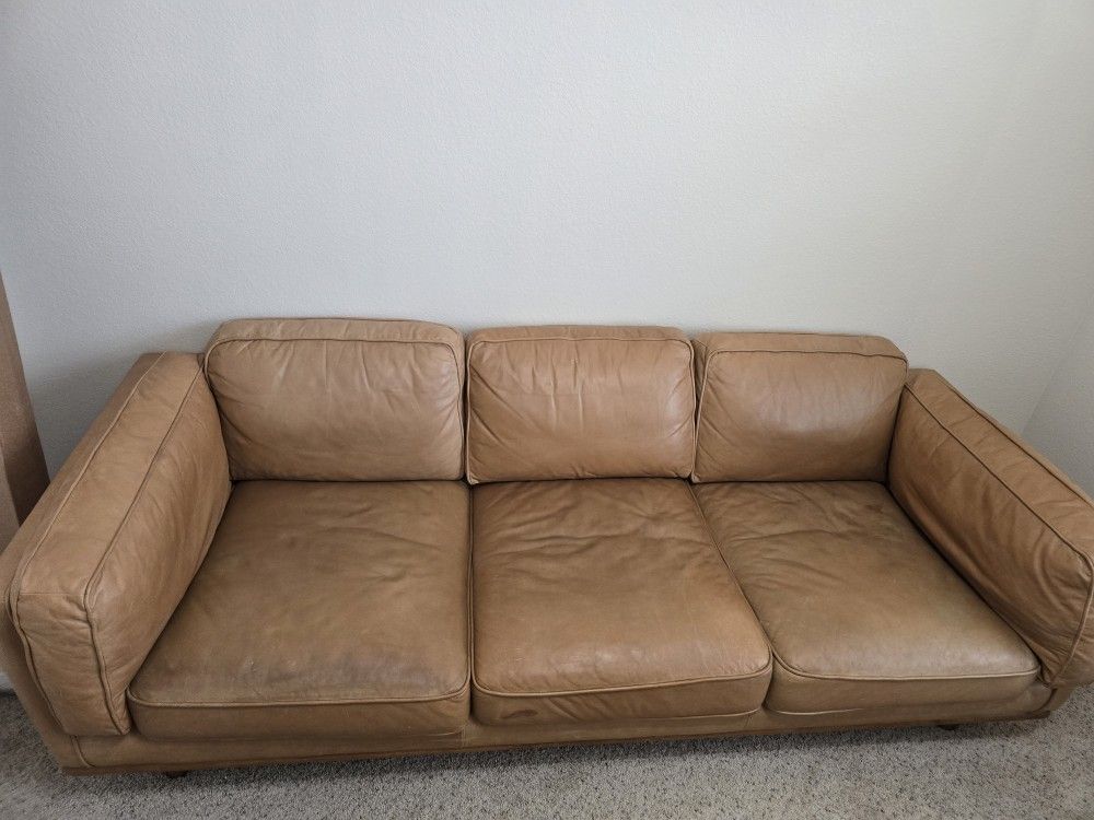 Italian Leather Couch