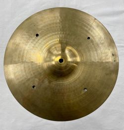 Vintage Avedis Zildjian 14" Cymbal Drilled Holes 1183g Used