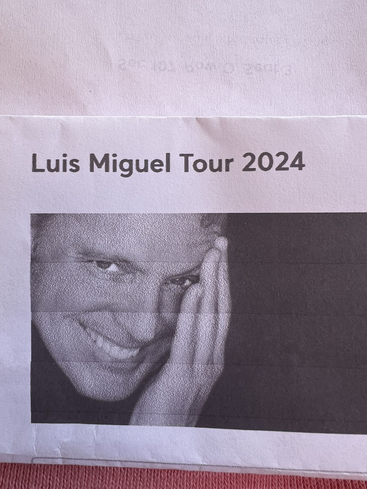 LUIS MIGUEL. Acrisure, April 25th, 8pm