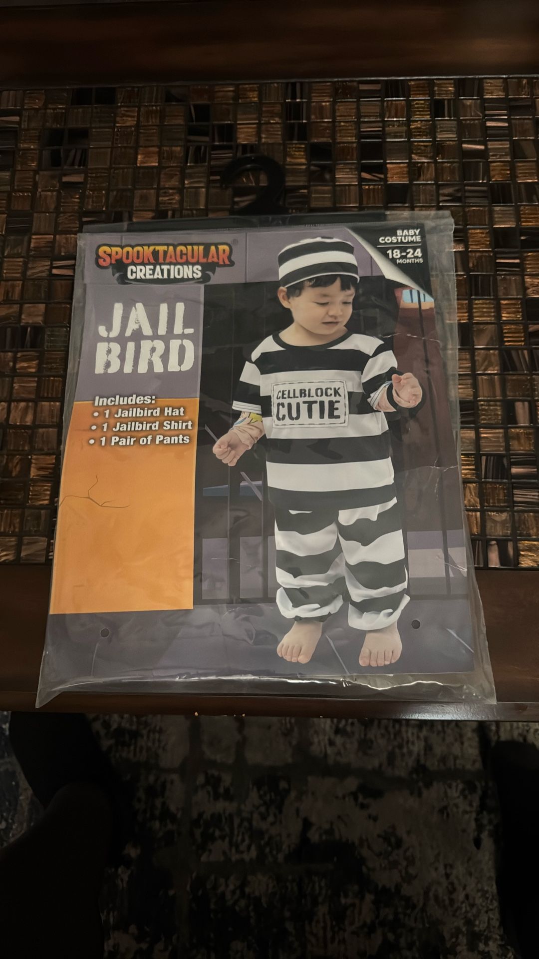 Used Spooktacular Creations Jail Bird Halloween Costume Baby Costume 18-24 Months