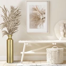Gold Tall Floor Vase