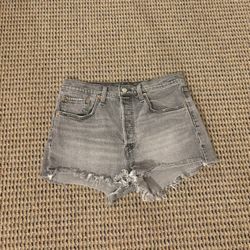 Women’s Clothing Levi’s High Rise Black/Gray Jean Shorts W30