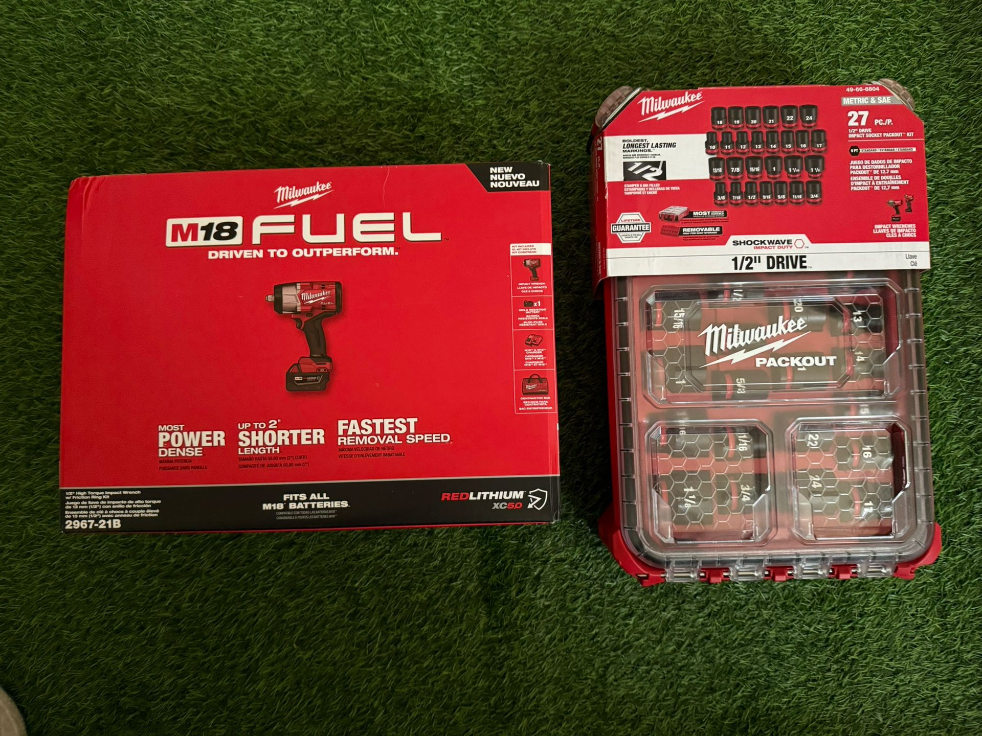 Milwaukee M18 FUEL High Torque Impact Wrench Set