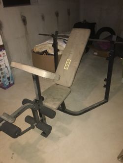 Weider 320 best sale weight bench