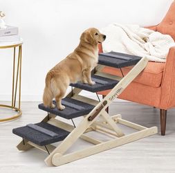 Folding Portable Wooden Ramp for Dogs