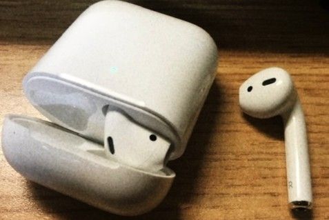 Apple airpods with charging case. (Feel free to text them out)