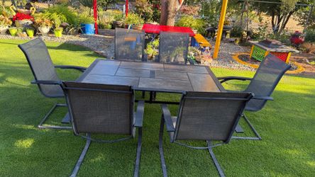 Table set of 6 chair