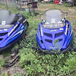 2 Polaris Snowmobiles