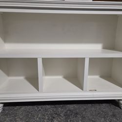 Kids White  Short Bookshelf