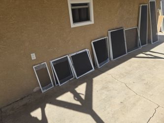 Window screens various sizes. 20 ea. Any size on pic