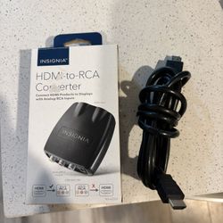 Insignia HDMI-to-RCA Converter + HDMI Cable (Included) (CASH ONLY)