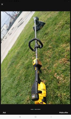 Dewalt dcst970b flexvolt store 60v max string trimmer