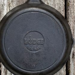Vintage Lodge Cast Iron Skillet