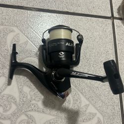 Brand New Shakespeare Alpha Charcoal Black Medium Spinning Fishing Reels