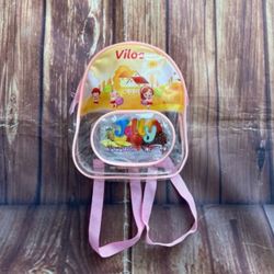 Girl’s Mini Pink Clear Backpack