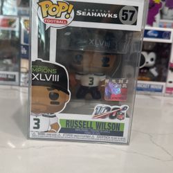 Russel Wilson Funko Pop 57 Super Bowl Edition