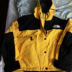 The North Face Yellow And Black Jacket 