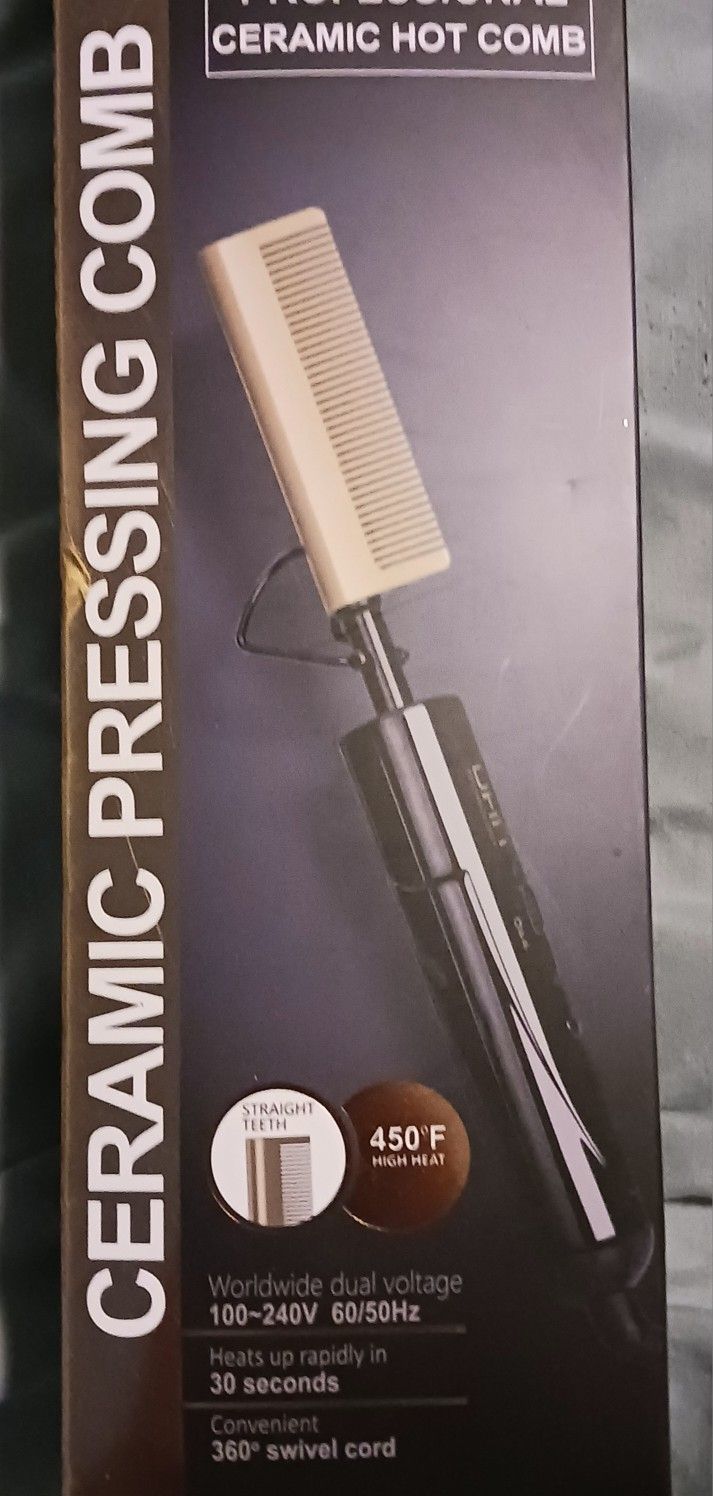 New Heated Comb Iron for Hair