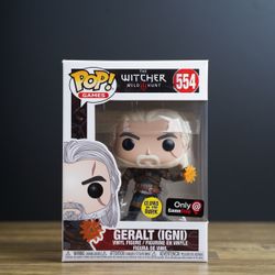 Geralt (Igni) #554 (GameStop Exclusive) The Witcher 3 Funko Pop