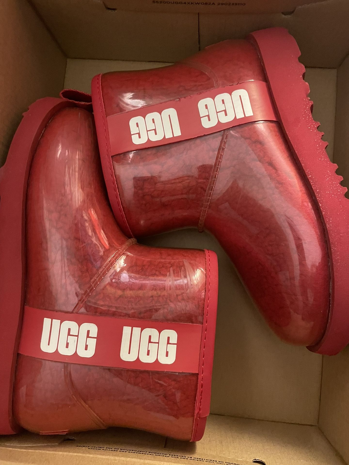 Red Classic Clear Ugg 