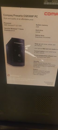 Compaq Presario CQ5300F PC