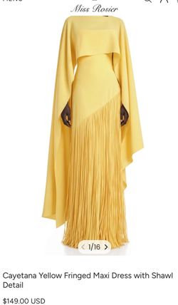 BEUTIFULL Miss Rosier Fridge Dress Retails for $150 Size Large